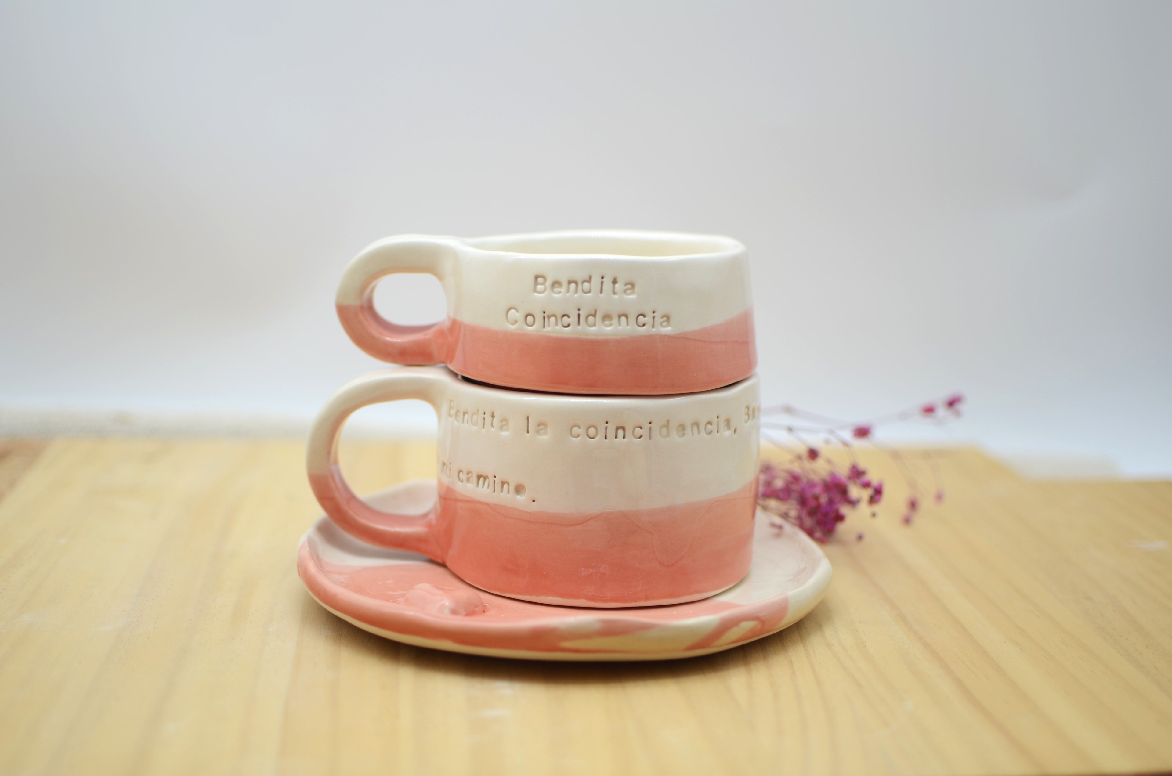 CONJUNTO DE TAZAS APILABLES, personalizable
