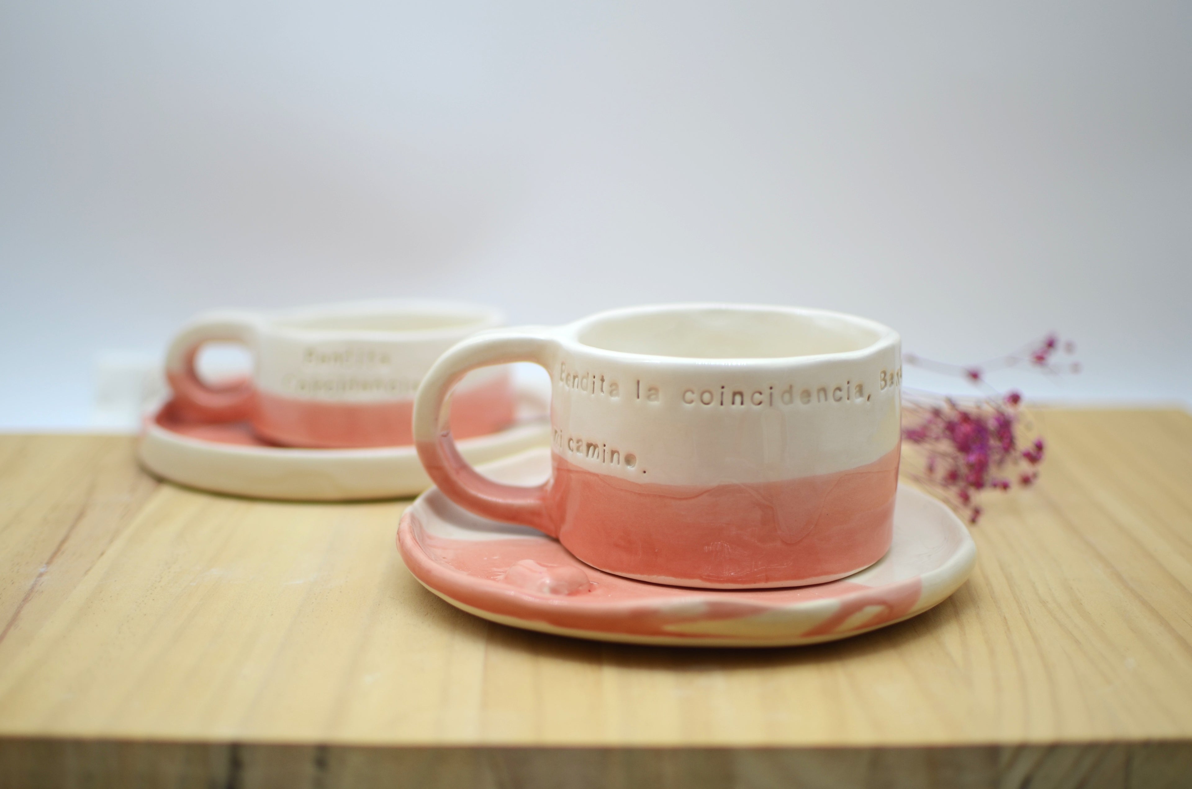 CONJUNTO DE TAZAS APILABLES, personalizable