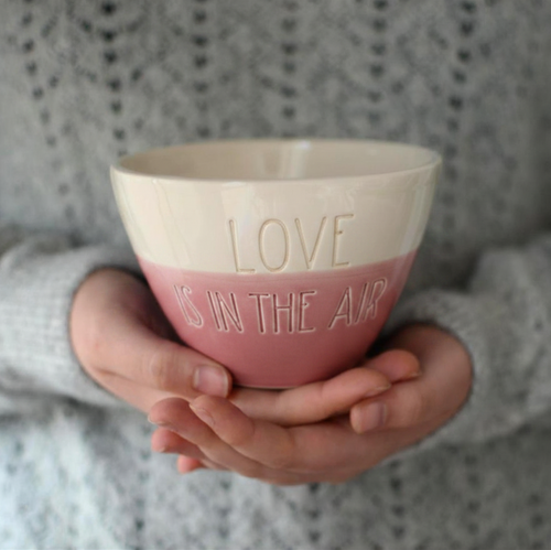 Bowl cerámica artesanal Nalia personalizable con texto y color hecho a mano 550ml - Maia Artesanía Cerámica