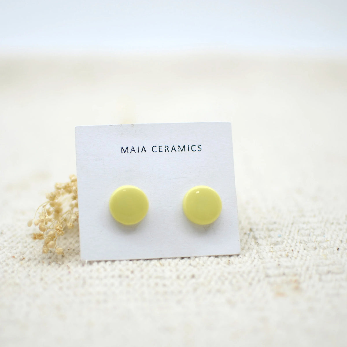 pendiente-plata-ceramica-artesanal-amarillo-regalo