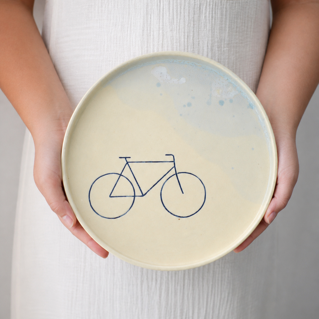 BIKE PLATE (with/without place text). 25 cm