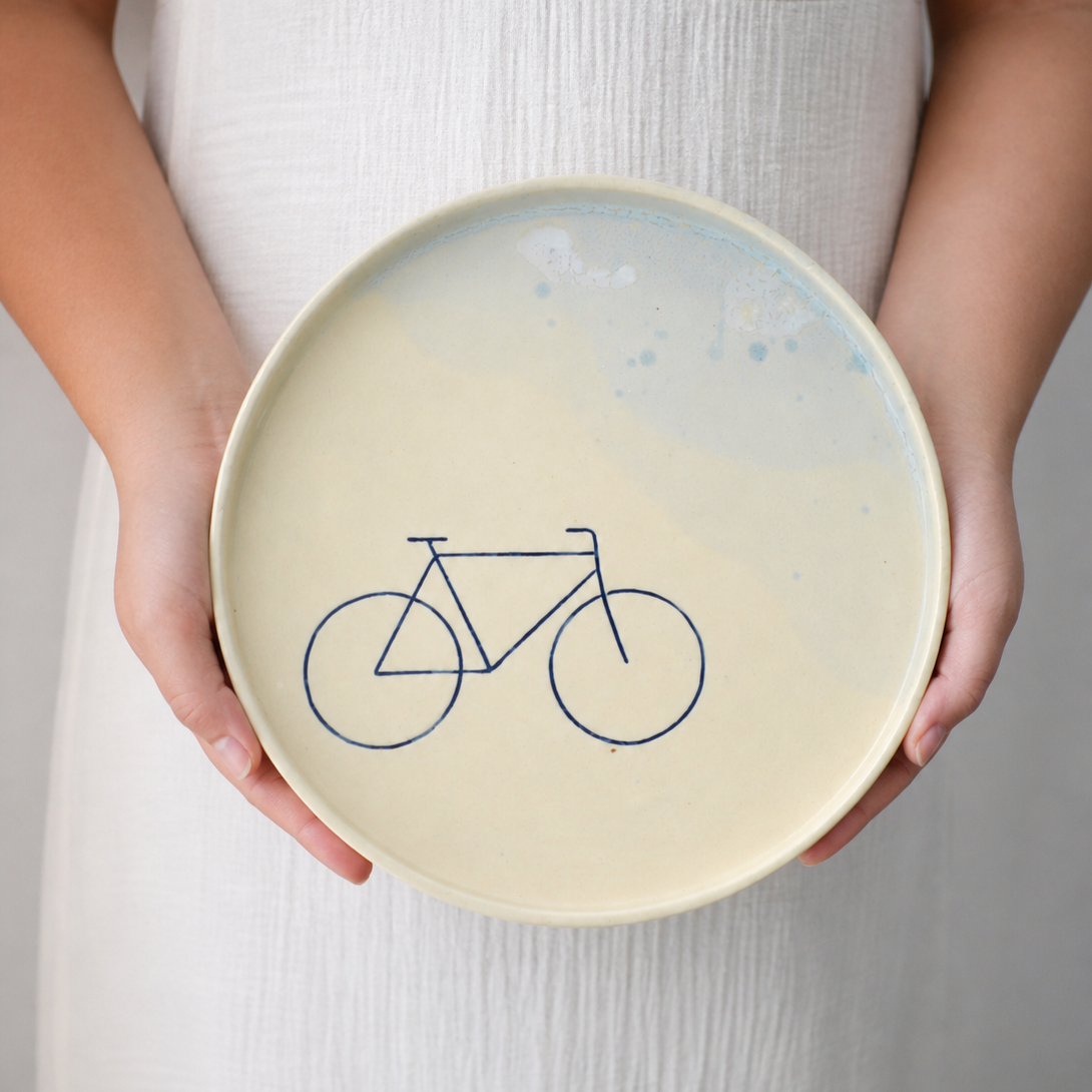 BIKE PLATE (with/without place text). 25 cm
