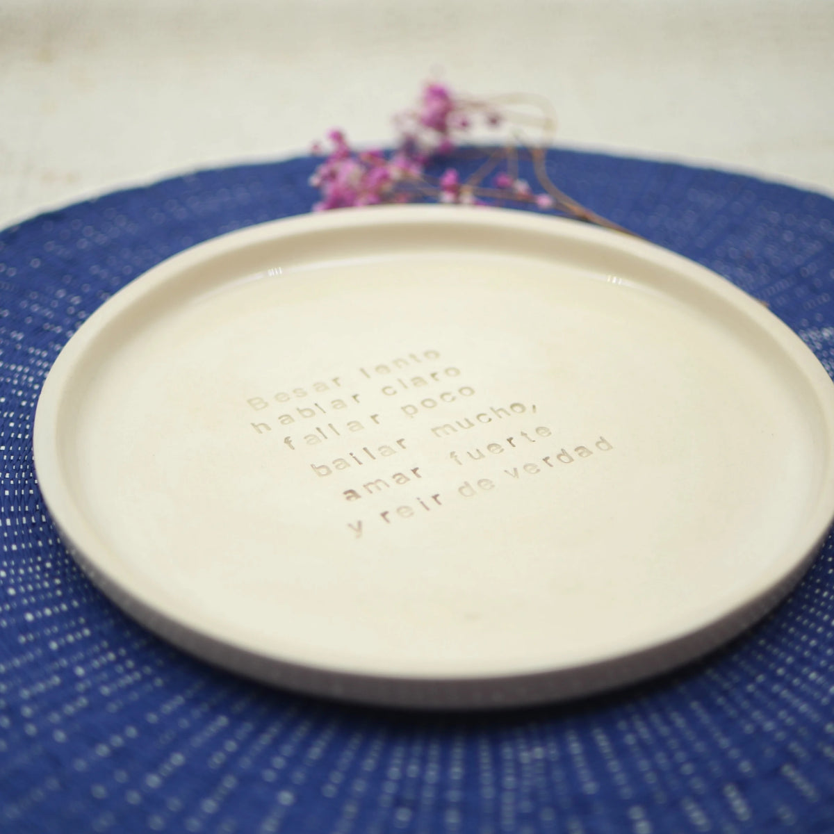PLATO MEDIANO. 21 cm
