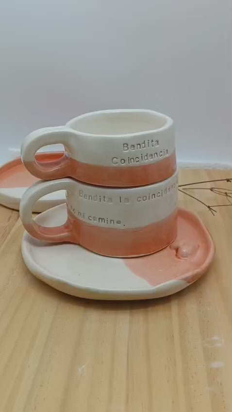 CONJUNTO DE TAZAS APILABLES, personalizable
